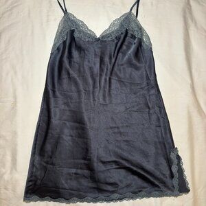 Victoria's Secret Blue Chemise, Size M, Lace Trim, Sexy, Feminine, Intimates